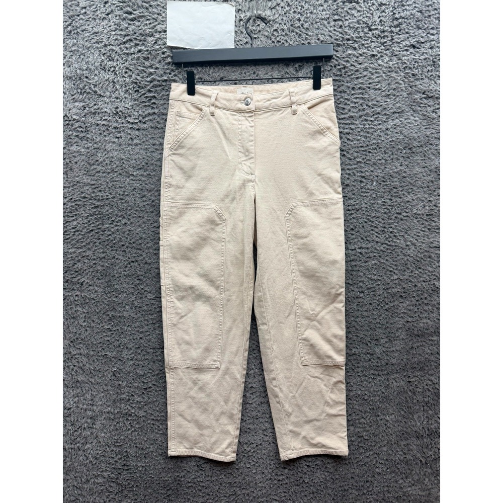 Aritzia Wilfred Free Brennan High-Waisted Utility Pants Gd Birch Womens Size 4